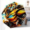1pc Transformers Bumblebee Robot Artwork Umbrella with Plastic Handle,Suitable for All Seasons Home Travel Outdoor UmbrellaM900