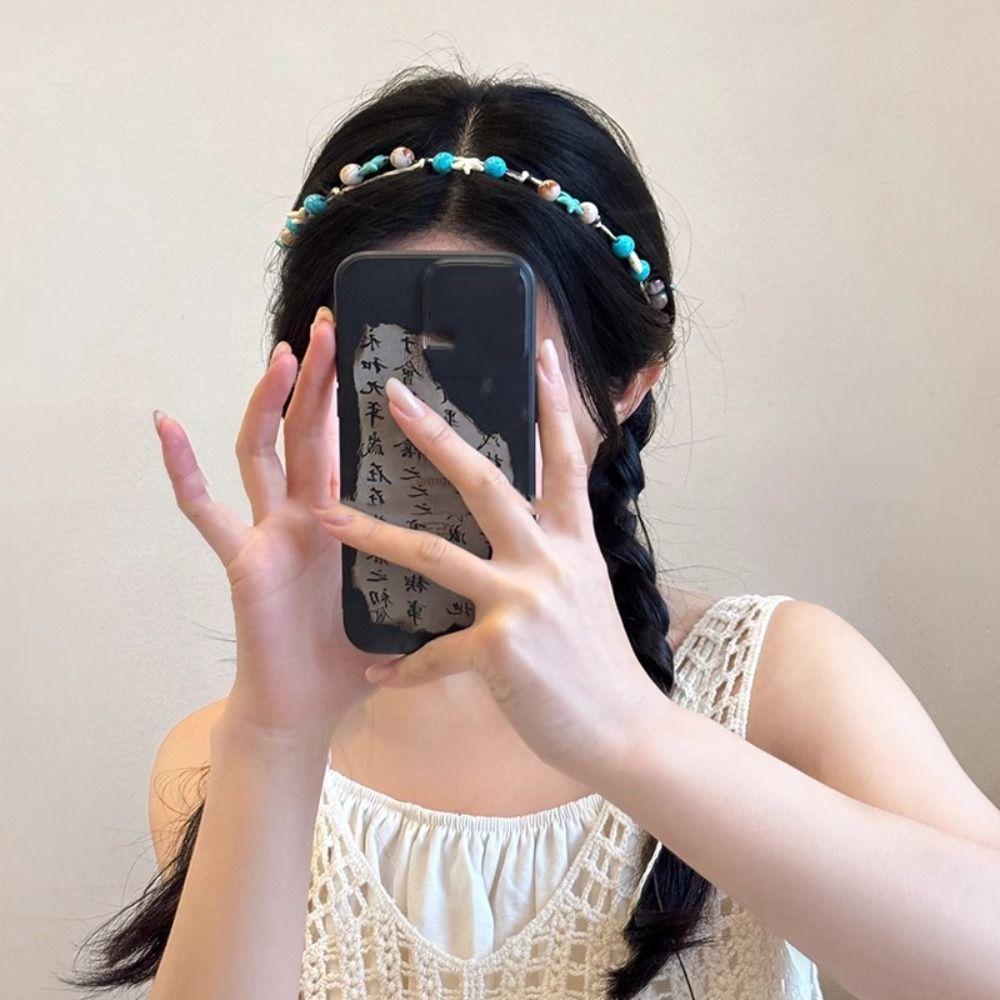 Woven Dress Waist Chain Jeans Decor Ethnic Style Braided Headband Vintage Bohemia Hair Band  Daily