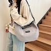 Stylish Large Capacity Nylon Tote Bag Chic Street Fashion For Everyday Use