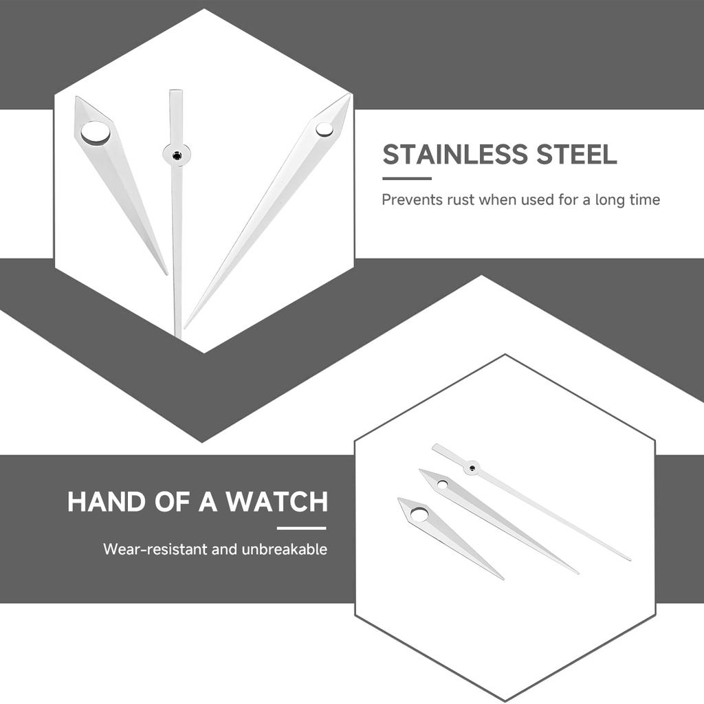 Mod NH35 Hands Rose Gold Silver Gold Watch Hands For NH35/NH36/4R/7S Movement Watches Pointers For SKX007 Diving watch Accessory