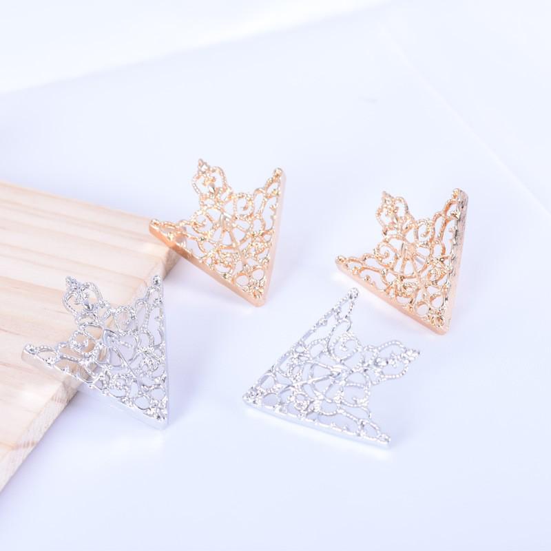 Qifu European & American Street Style Hollow Triangle Stud Earrings