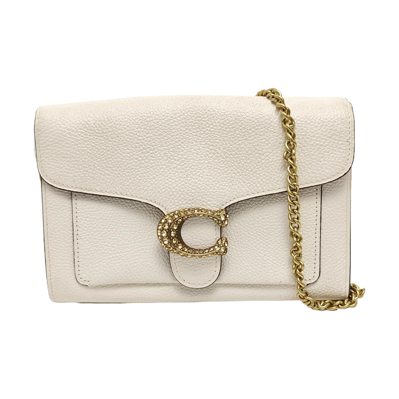 [Pre-Owned] Tabby White Leather Crossbody Bag - Excellent #1M0M4T3 ONE SIZE
