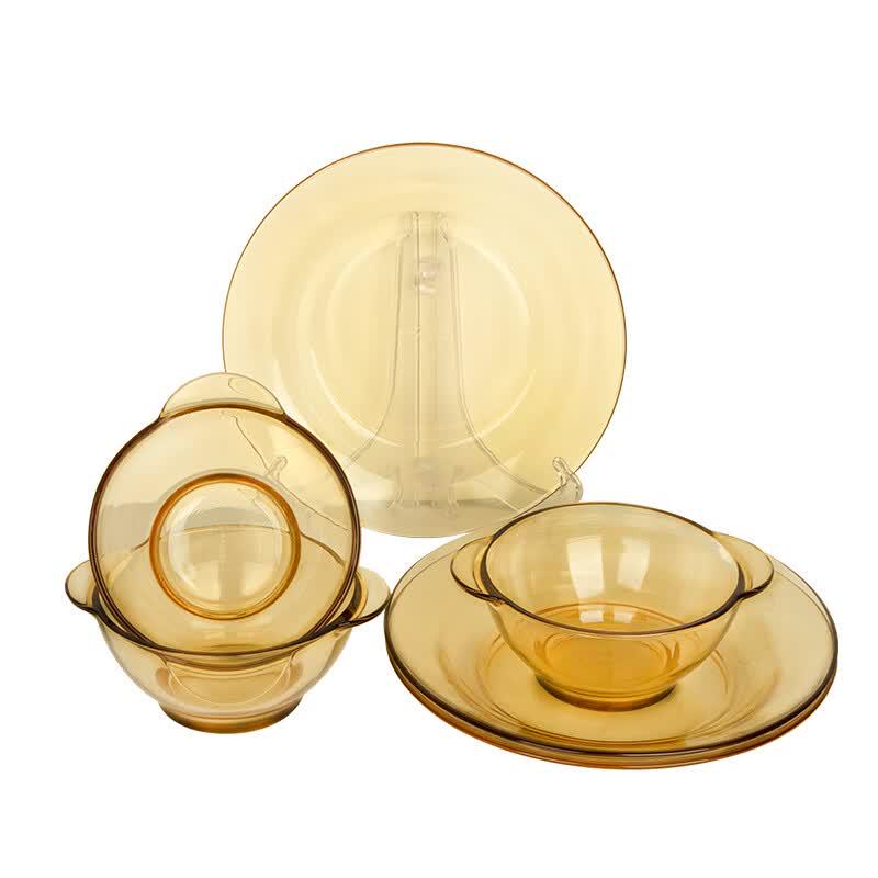 PYREX Shiny Crystal 6-Piece Glass Dinnerware Set