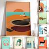 Vintage Music Art Funny Abstract Instrumental Canvas Painting Huge Guitar Piano Keys Poster Headphone Prints Home Decor Mural