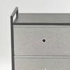 Multi-Functional Bedroom & Living Room Side Table with Fabric Drawers and Wall-Mounted Storage Cabinet