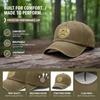 [Sasquatch Baseballkappe] Vintage Gewaschener Print Verstellbar Outdoor Sport Unisex Polyester - Dad Hat, Trucker Cap, Lässige Streetwear, Campingmütze