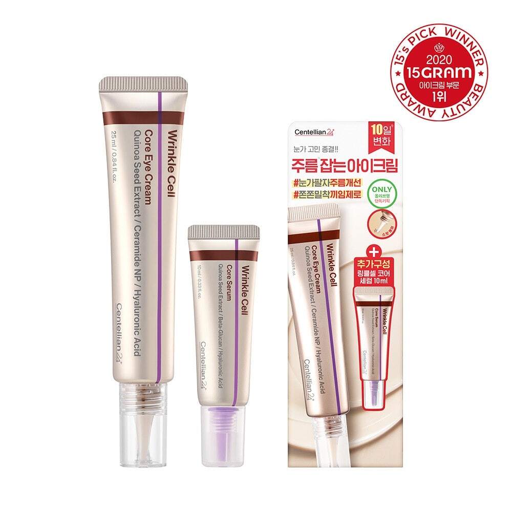 Centellian24 Wrinkle Cell Core Eye Cream 25ml Project  + Core Serum 10ml