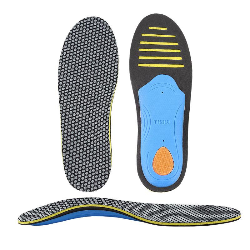 Orthopädische Einlegesohle mit Fußgewölbestütze für Plattfüße Innen Außen Achter-Design Herren Damen Sportschuh-Einlegesohlen