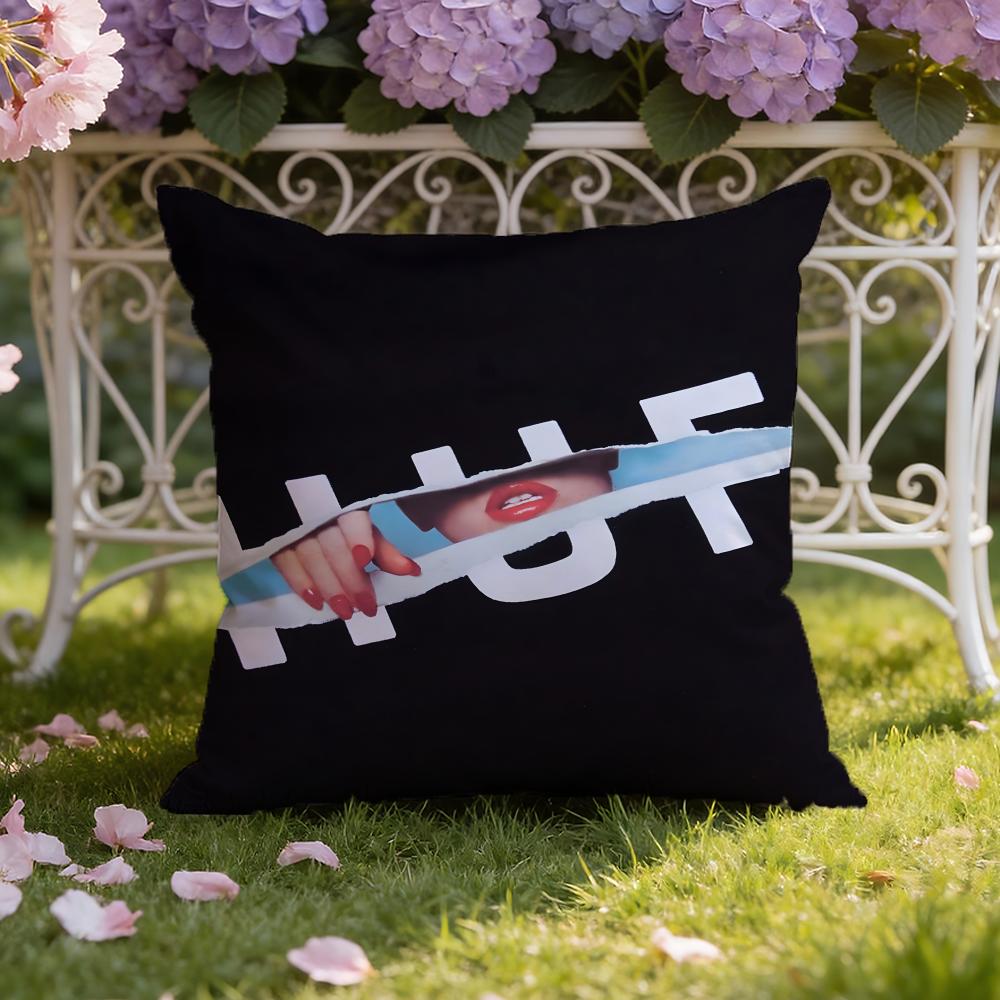 Brand H-Huf Fashion Cushion Cover Home & Car Dual-Scene Pillow Cover: Reversible for Premium Comfort
