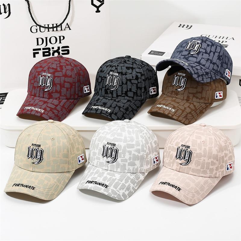 Letter Embroidery Baseball Cap for Unisex Sunshade Cap Outdoor Cap