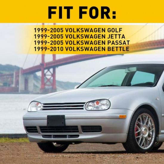 For VW 1999-2009 Beetle Jetta Passat Golf Center Console Cover Armrest Lid Black