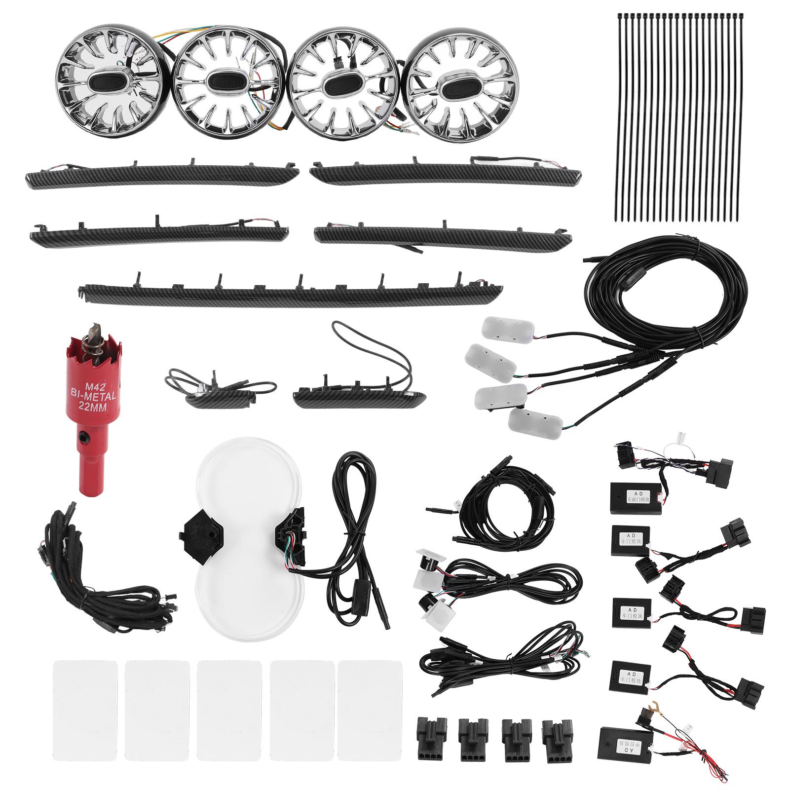 

Лучшие обновления интерьера 21Комплекты цветного светодиодного окружающего освещения Замена контроллера MMI для A3 8V