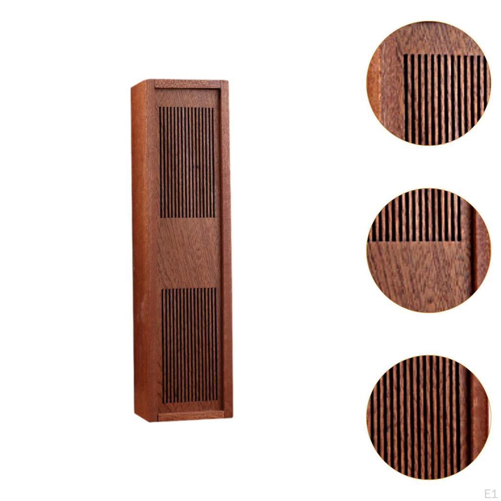 Incense Stick Holder Storage Container Wooden Portable Lightweight Box Empty for Indoor