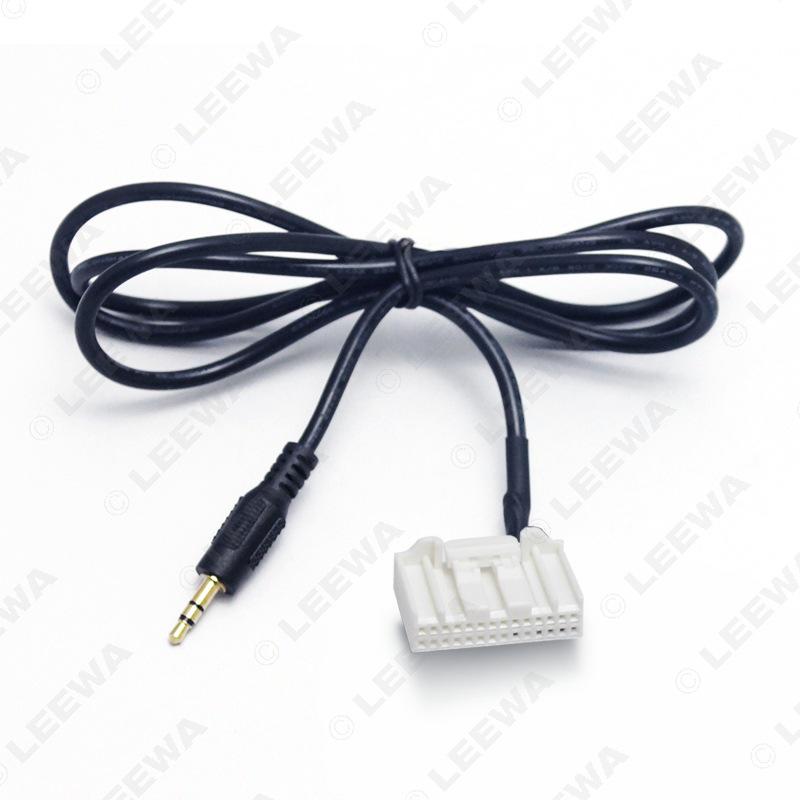 28-Pin 3.5mm Audio Input Cable for Toyota Camry, Corolla, Reiz, and RAV4 AUX