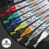 Car paint scratches repair brush pen waterproof water paint marker pen car tire tread care automotive  black white red silver