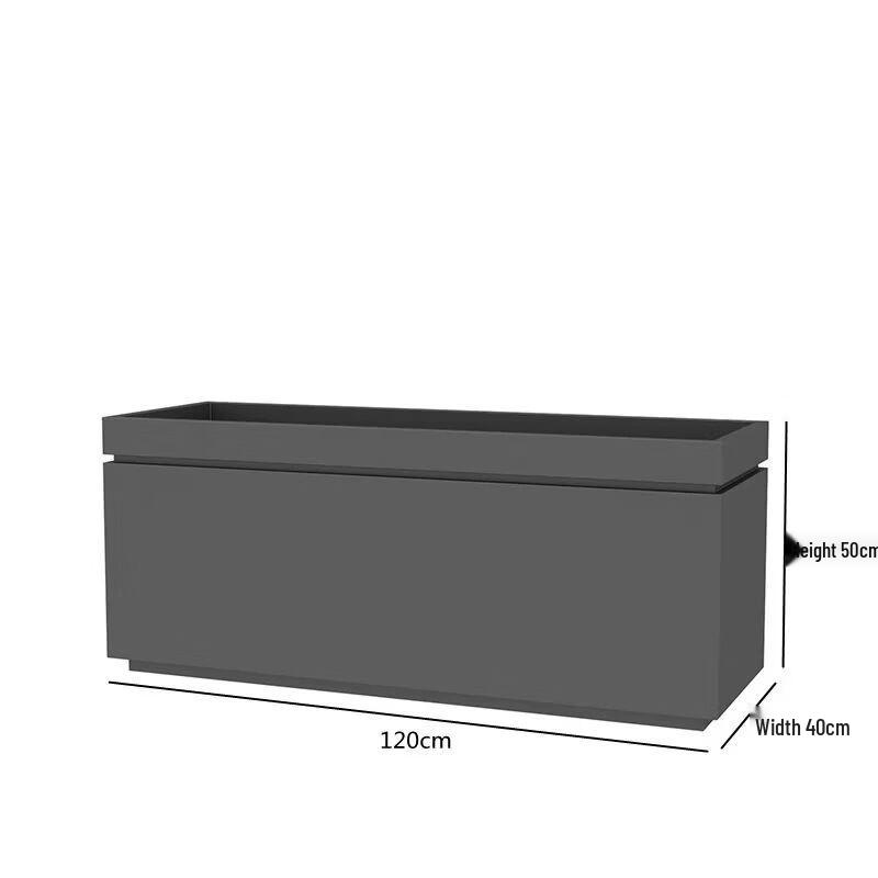 Outdoor Stainless Steel Rectangular Flower Box Planter