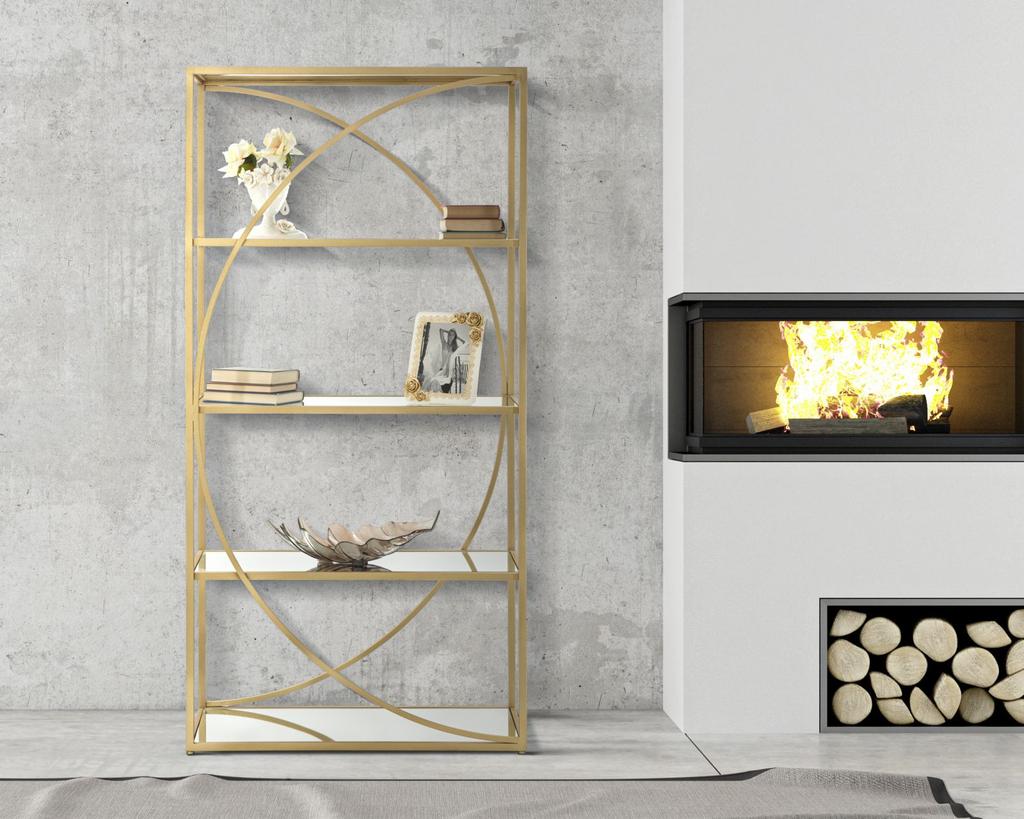 Book Shelf Glamy Cm 90X38X180