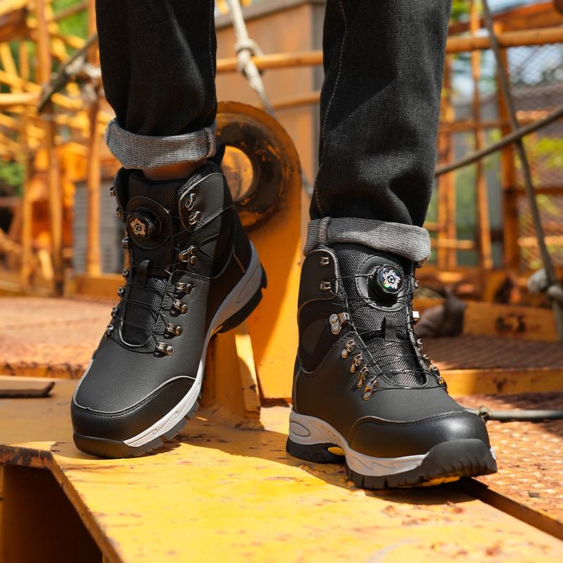Vodotěsná bezpečnostní obuv Ochranná obuv Odolná proti propíchnutí Ocelová špička Boty Kevlarové vložky Průmyslové Pánské Pracovní Boty