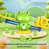 Kids Plastic Frogs Scale Toy For Number Learning Interactive Counting Activity With Colorful Shapes Preschool Education