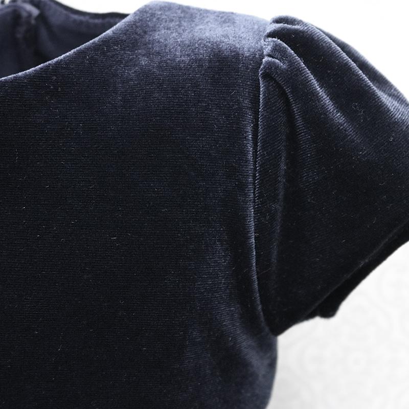 Newborn Kids Girl Dress Summer Clothes Set Casual Set Sports Outfits Behind Zipper Clothing Bow-Knot Princess Dress