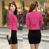New Korean-Style Slim Fit Double-Breasted Blazer Fashion Cropped Cardigan Jacket