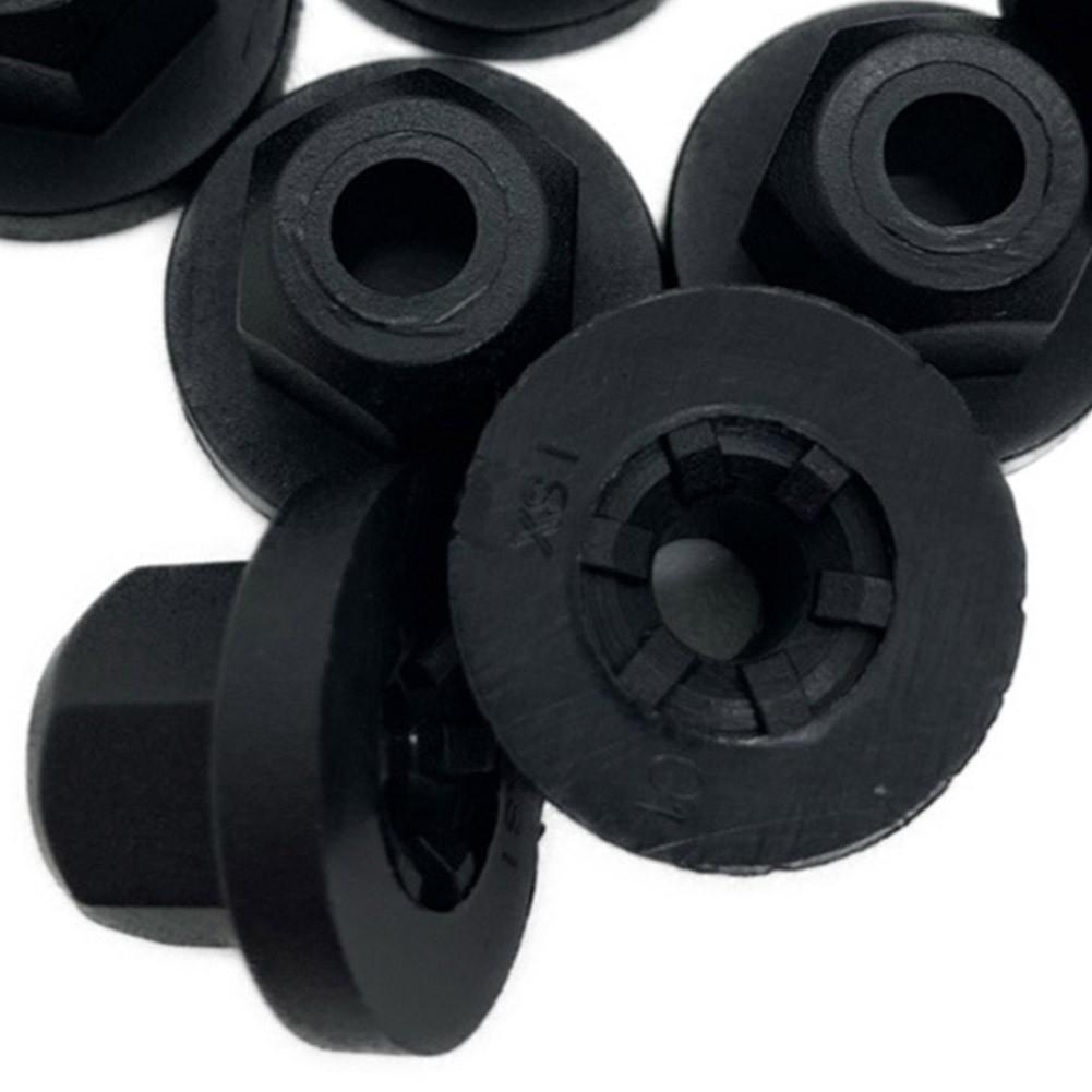 Plastic Nut 20pcs/Set 4.5mm Hole BlackNylon E36 E39