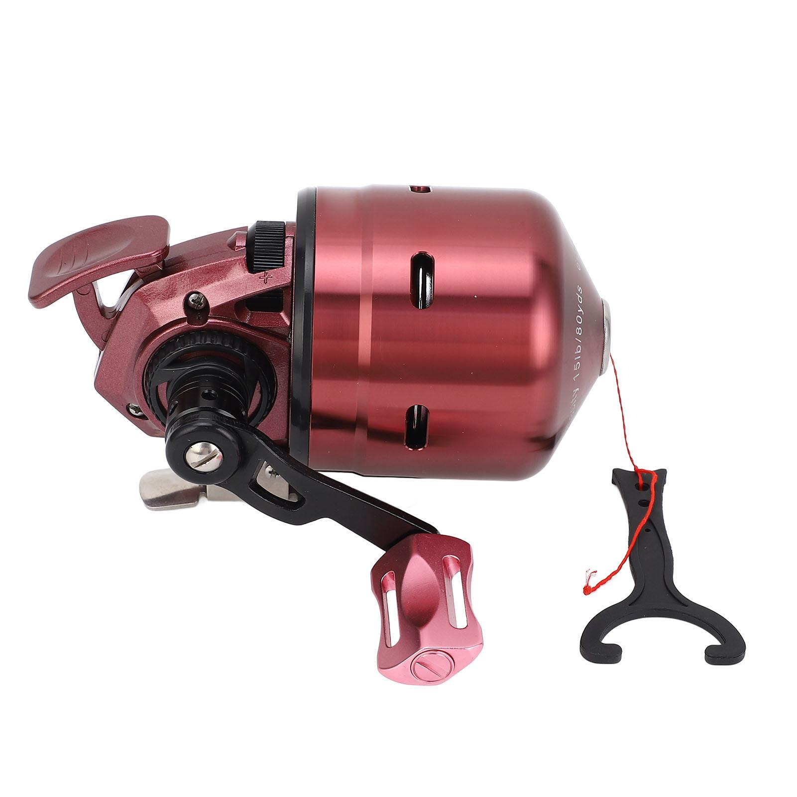 Closed Face Fishing Reel Nonslip Stainless Steel Fishing Reel with Magnetic Ring Automatic Line Arra Purple