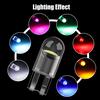 10Pcs T10 LED W5W WY5W COB LED Car Wedge Parking Light Turn Side Bulbs Instrument Lamp Auto License Plate White Red Yellow Blue KTY