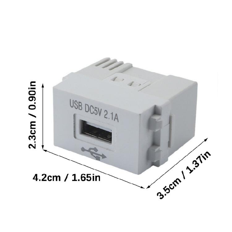 128 Typ USB-Netzteilmodul 220V Steckdose 5V 2.1A USB-Handy-Ladebuchse Schaltnetzteiladapter