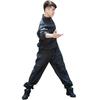 Men's Red Dance Sweat Suit: Two-Piece Set for Body Temperature Management and Moisture-Wicking Exercise