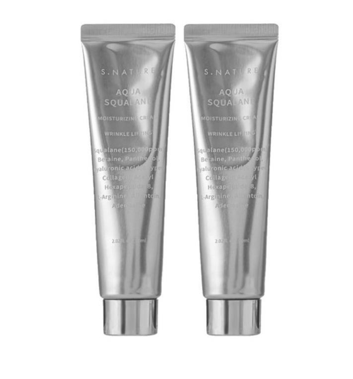 S.NATURE Aqua Squalane Moisture Cream Deep Hydration 60ml