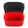 Reusable Airfryer Pan Liner Accessories Silicone Air Fryers Oven Baking Tray Pizza Chicken Airfryer Non-stick Silicone Mould