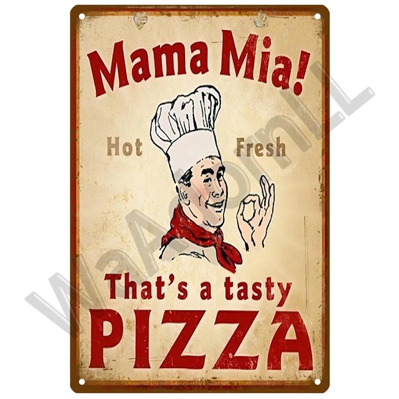 Retro DINER Plåtskylt Poster Vintage Väggposters Metallskylt Dekorativ Väggplatta Köksskylt Metall Vintage Dekor Tillbehör