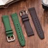 High Qualit FKM Fluororubber Watch Strap 20mm 21mm 22mm Quick Release Diving  Waterproof Wristband For Sports  Watch Accessories