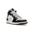 Air Jordan 1 Mid Green Glow Men Sneakers Black White DQ8426-103
