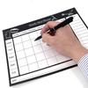Erasable Monthly Weekly Planner Fridge Sticker Magnetic Menu Board  Self-disciplined Plan