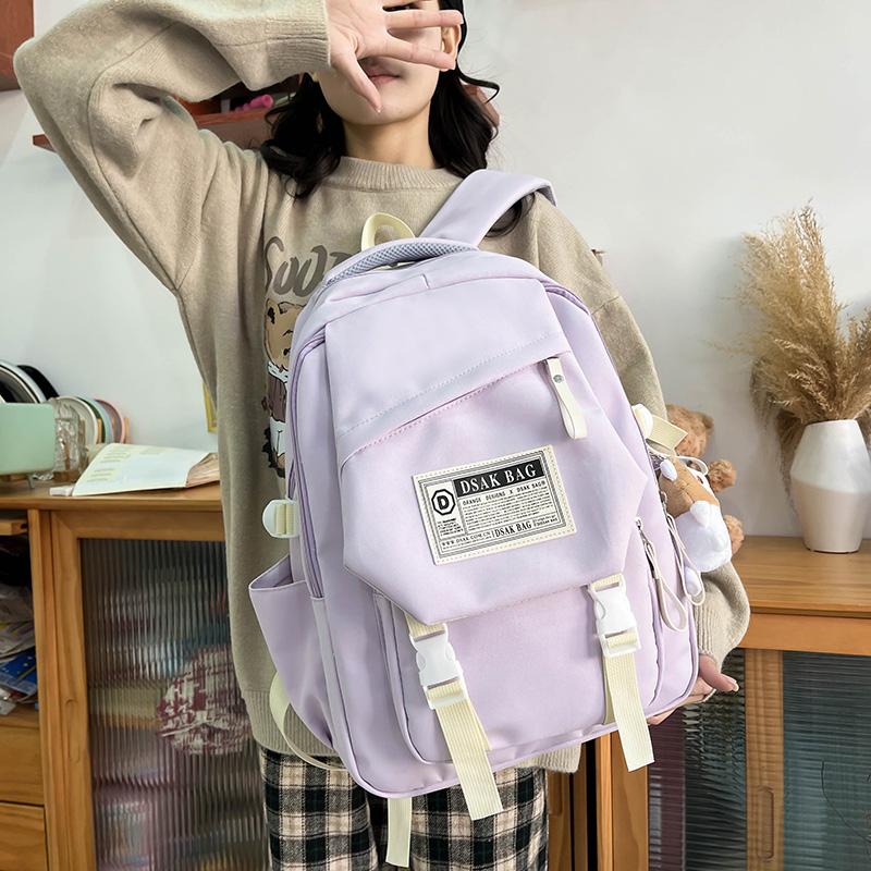 Рюкзак большой емкости студенческий школьный рюкзак для путешествий на открытом воздухе — фото 6