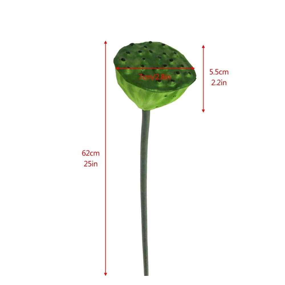 Romantic Artificial Lotus Handmade Fake Lotus Branch Simulation Lotus Leaf  Balcony