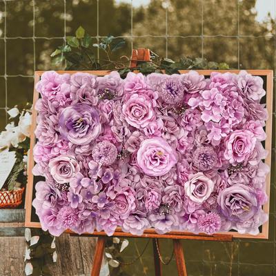 Artificial Flower Panel Background Valentines Day Decoration for The Home Arrangement Rose