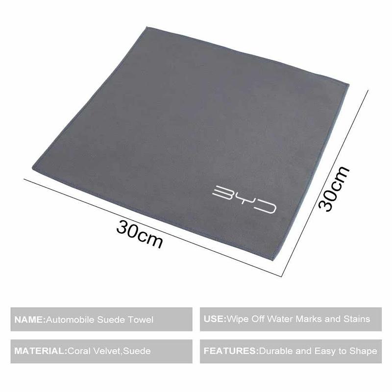 For BYD Tang Han EV Yuan Song PRO DMI Qin Car Interior Cleaning Soft Brush Tool Dust Remover Wash Towel Car Cleaning Rag Cloth
