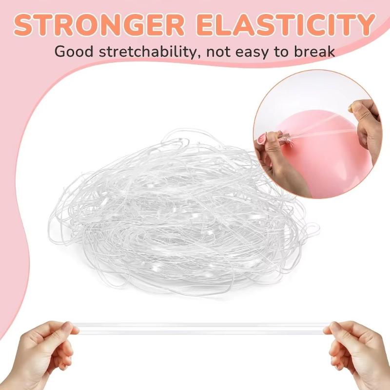 Balloon Garland Assembly Rubber Bands Non-Sticky 20/50/100Pcs Tough Fittings for Bridal Shower Party Supplies