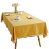Solid Color Tablecloth Cotton And Linen Fabric Rectangular Dining Table Coffee Table Tablecloth Simple Table Mat Coffee Table Cloth Cover Towel