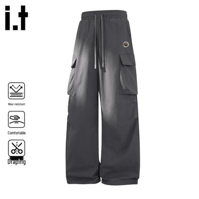 Fingercroxx Men's Japanese Style Utility Cargo Pants