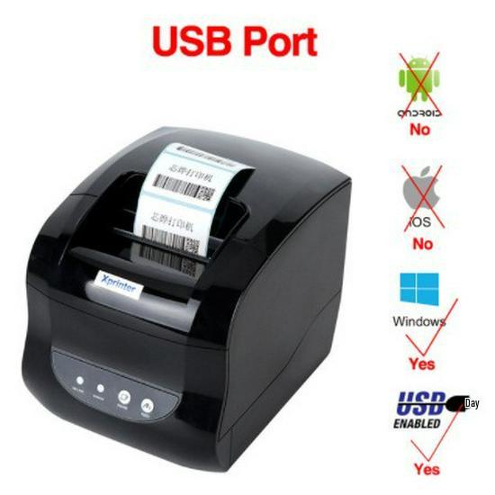 XP365B Label & Sticker Printer - 80mm Thermal Barcode Printer