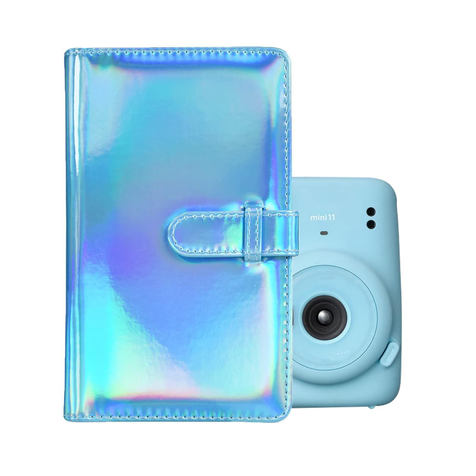 

kinokoo Fujifilm FUJIFILM Cheki Album Fujifilm instax mini album Cheki album instax mini compatible Large capacity photos 96 pieces storage Stylish 4 синій