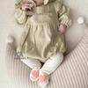 Clearance: Korean Baby Rompers - Deer & Floral Ruffles for Autumn