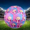 Pallone da Calcio Masha e Orso Stampa Taglia 5, Pallone da Calcio in PU Resistente all'Usura per Partite, Allenamenti e Pratica Quotidiana, Regalo di Compleanno per Appassionati di Calcio