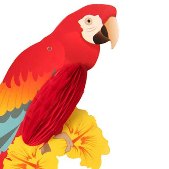 1 Zestaw Wisiorków z Tropikalnymi Ptakami Ładnie wyglądające Dekoracyjne Kolorowe Tropikalne Ptaki Papugi Ozdoby na Imprezę o Tematyce Hawajskiej do Domu