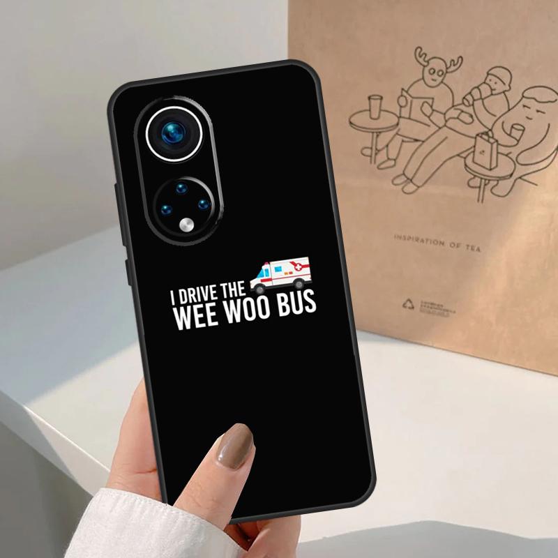 Wee Woo Ambulance For Honor Magic 8 7 6 5 Pro Case For Honor X9d X9c X9b X9a X8c X8b Win 200 400 50 70 90 Lite