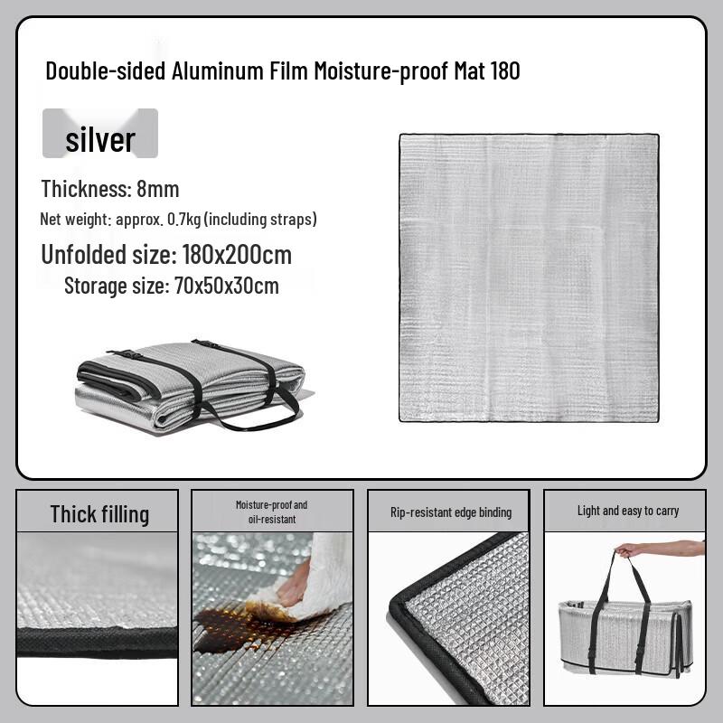 Mobigarden Outdoor Double-sided Aluminum Film Mat